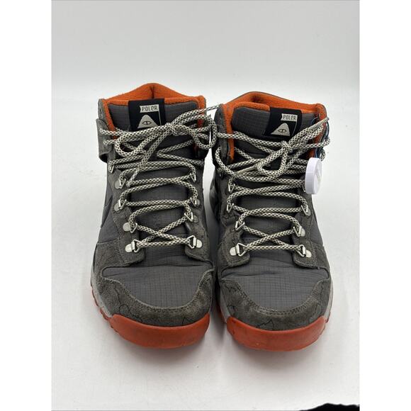 Size 10 - Poler x Nike Dunk OMS High Dark Grey Orange main image 8
